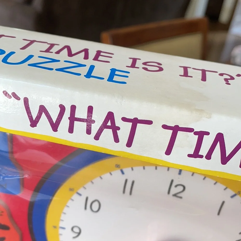 Paz’s Learning Time: What Time is it? Puzzle Ready Educational Toy - Learn - Picture 15 of 15